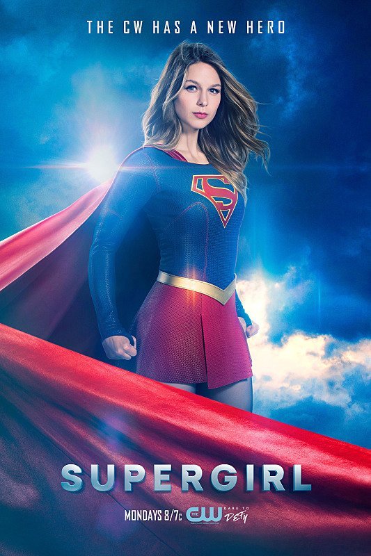Afiche promocional de la 2da temporada de Supergirl